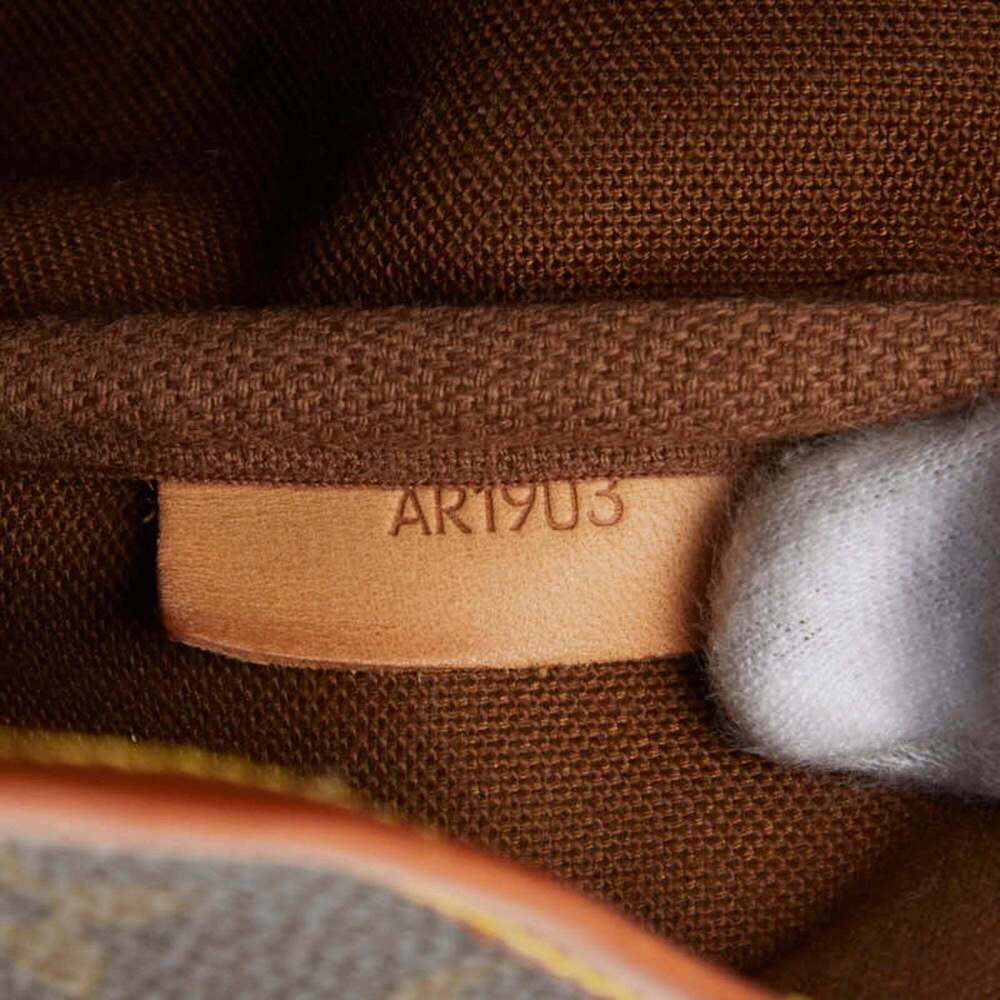 LOUIS VUITTON Brown Monogram Leather Shoulder Bag - Picture 12 of 13